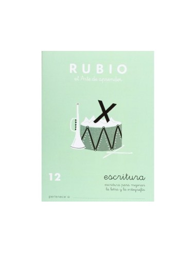 CUADERNO RUBIO CALIGRAFIA Nº 12