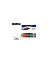 LAPICES CERA MANLEY CAJA 15 COL.REF.115 2