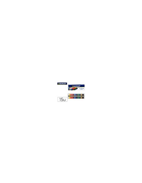 LAPICES CERA MANLEY CAJA 15 COL.REF.115