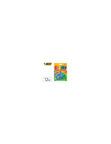LAPICES CERA PLASTIDECOR CAJA 12 COL.