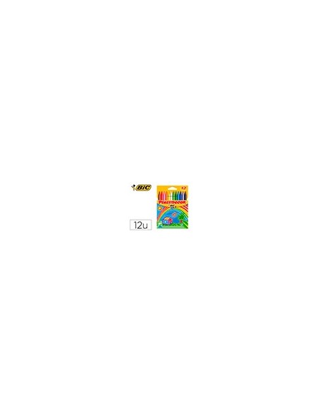 LAPICES CERA PLASTIDECOR CAJA 12 COL.
