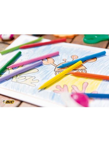 LAPICES CERA PLASTIDECOR CAJA 12 COL.