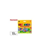 LAPICES CERA PLASTIDECOR CAJA 18 COL. 2