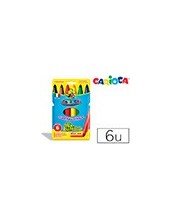 ROTULADOR CARIOCA JUMBO C/6 COL.PUNTA GRUESA 2