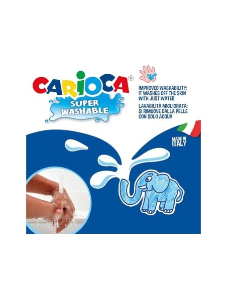 ROTULADOR CARIOCA JUMBO C/6 COL.PUNTA GRUESA
