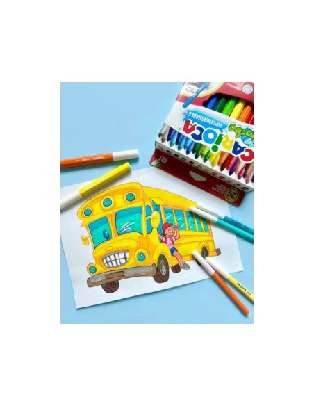 ROTULADOR CARIOCA JOY CAJA 12 COL.