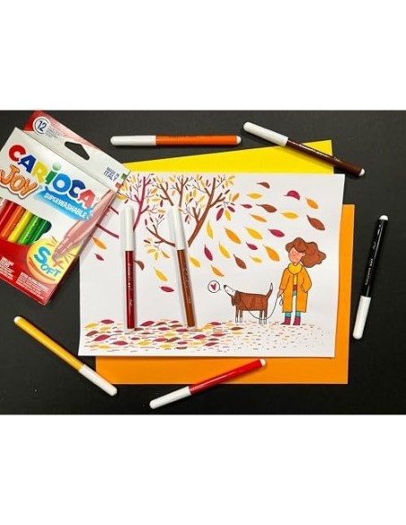 ROTULADOR CARIOCA JOY CAJA 24 COL.