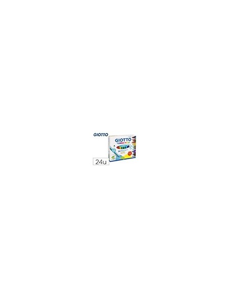 ROTULADOR GIOTTO TURBO-MAXI CAJA 24 COL.LAVABLES C/PUNTA BLOQUEADA