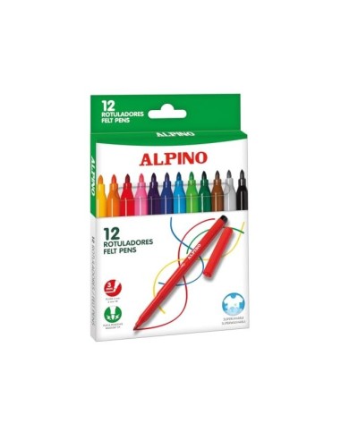 ROTULADOR ALPINO CAJA 12 COL.