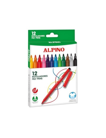 ROTULADOR ALPINO CAJA 12 COL.