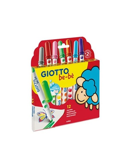 ROTULADOR GIOTTO BEBE CAJA 12 COL.