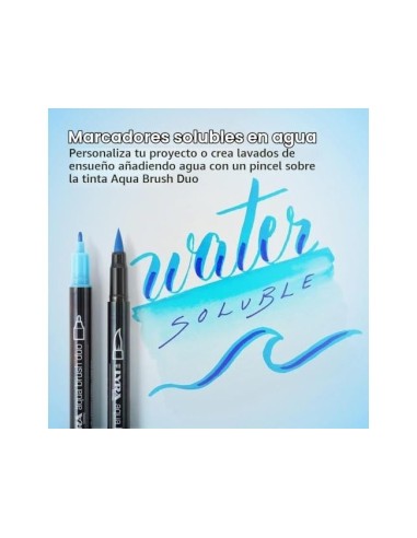 ROTULADOR LYRA AQUA BRUSH DUO CAJA 24 COL.