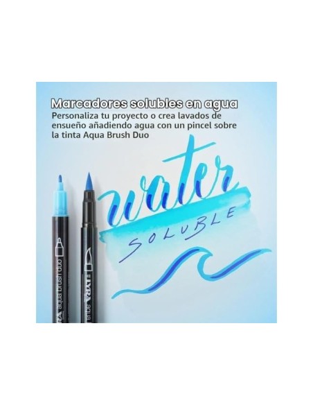 ROTULADOR LYRA AQUA BRUSH DUO CAJA 24 COL.