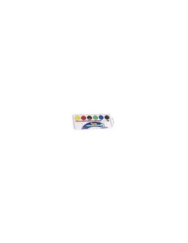 ACUARELA JOVI 6 COL.ESTUCHE PLASTICO