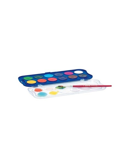 ACUARELA GIOTTO 12 COLORES ESTUCHE DE PLASTICO