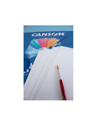 PAPEL ACUARELA BASIK CANSON DIN A3 370 GR PACK 6 H.