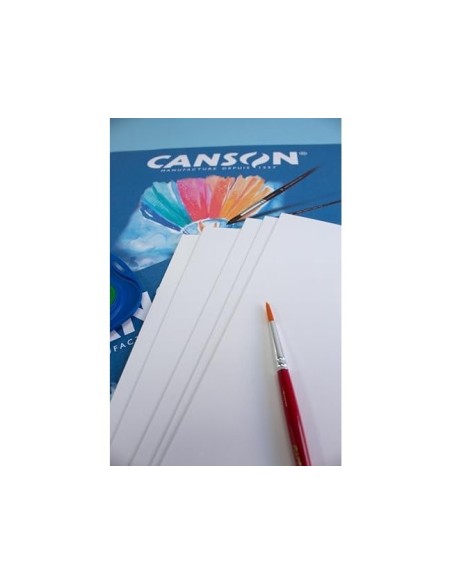 PAPEL ACUARELA BASIK CANSON DIN A3 370 GR PACK 6 H.