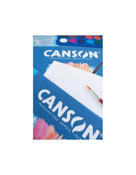PAPEL ACUARELA BASIK CANSON DIN A3 370 GR PACK 6 H.