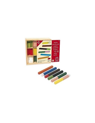 JUEGO DISET DIDACTICO REGLETAS 10 X 10 CAJA INDIVIDUAL