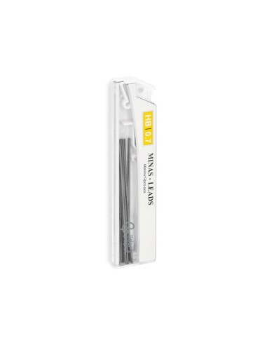 MINAS GRAFITO 0.7 MM HB TUBO 12 MINAS