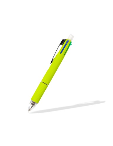 BOLIGRAFO LIDERPAPEL 5 EN 1 AZ. NG. ROJO VERDE 0,7M PORTAMINAS 0,5MM
