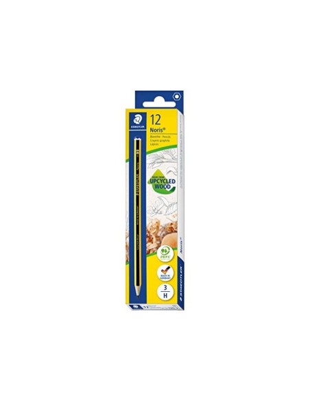 LAPICES GRAFITO STAEDTLER NORIS N.3 H