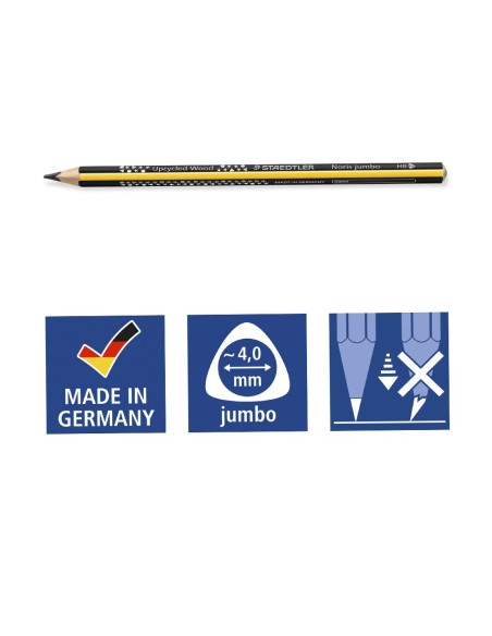 LAPICES GRAFITO STAEDTLER TRIPLUS 2B
