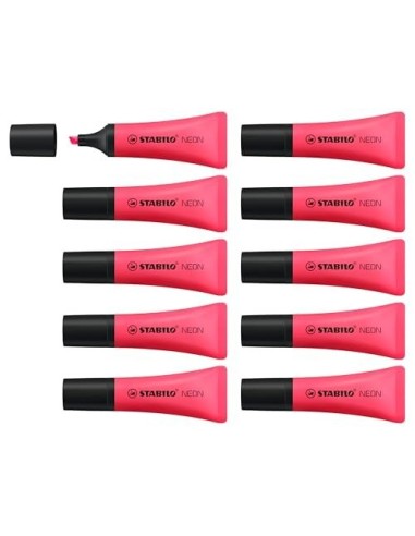 ROTULADOR STABILO FLUORESCENTE 72 ROSA NEON