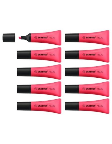 ROTULADOR STABILO FLUORESCENTE 72 ROSA NEON