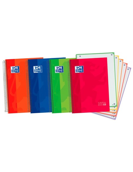 CUADERNO ESP. OXFORD OPTIK A4 T.EXTRA MICRO 5MM 120H 90GR. AZ.