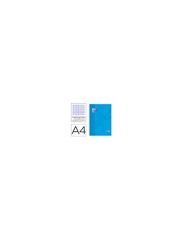 CUADERNO ESP. OXFORD EBOOK A4 T.EXTRA 5MM 80H 90GR. TURQ.