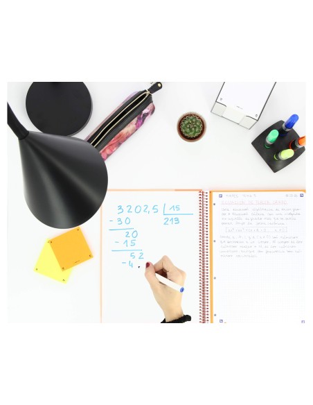 CUADERNO ESP. OXFORD EBOOK A4 T.EXTRA 5MM 80H 90GR. TURQ.