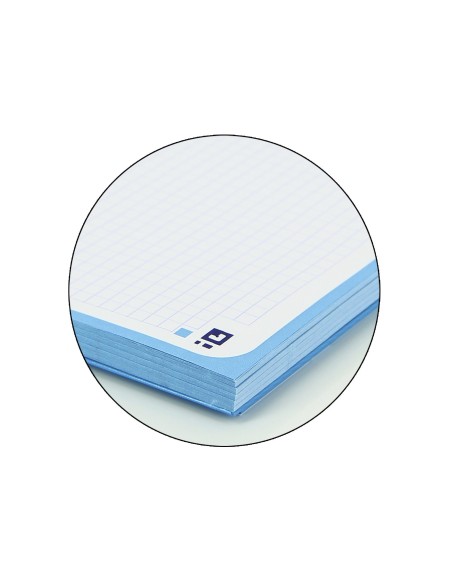 CUADERNO ESP. OXFORD EBOOK A4 T.EXTRA 5MM 80H 90GR. TURQ.