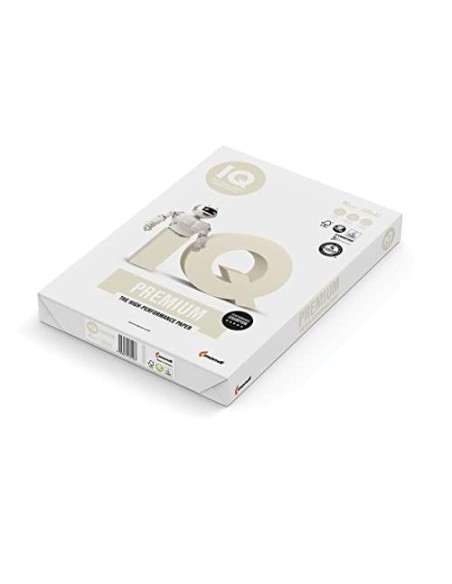 PAPEL FOTOCOPIADORA IQ PREMIUM DIN A4 80 GRAMOS PAQUETE DE 500 HOJAS