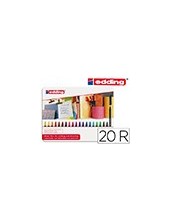 ROTULADOR EDDING PUNTA FIBRA 1200 C/20 COL.SURT.PUNTA REDONDA 0,5 MM 2