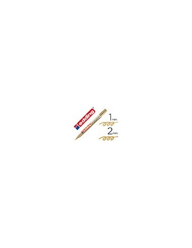 ROTULADOR EDDING PUNTA FIBRA 751 ORO PUNTA REDONDA 1,5 MM