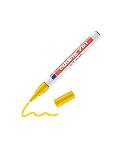 ROTULADOR EDDING PUNTA FIBRA 750 AMARILLO PUNTA REDONDA 3,5 MM