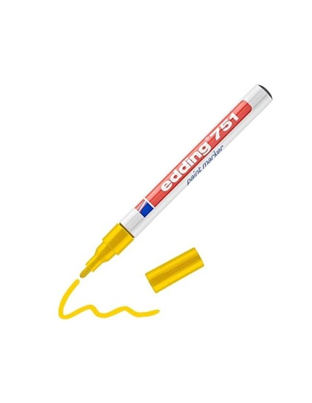ROTULADOR EDDING PUNTA FIBRA 750 AMARILLO PUNTA REDONDA 3,5 MM