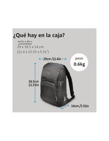 MALETIN PORTATIL 14" ULTRABOOK COL.NG.430X310X100MM MOCHILA K62591EU