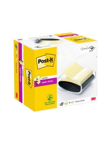 SOPORTE BLOC NOTAS ADH.POST-IT STICKY ZNOTES C/1 BLOC 76X76MM  NG.