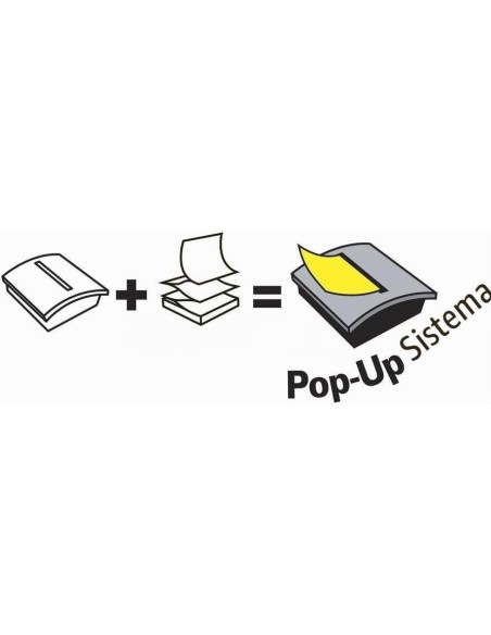 SOPORTE BLOC NOTAS ADH.POST-IT STICKY ZNOTES C/1 BLOC 76X76MM  NG.