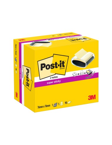 SOPORTE BLOC NOTAS ADH.POST-IT STICKY ZNOTES C/1 BLOC 76X76MM  NG.