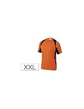 CAMISETA DELTAPLUS POLIESTER M.CORTA SECADO RAPIDO NJ.-MARINO TALLA 2