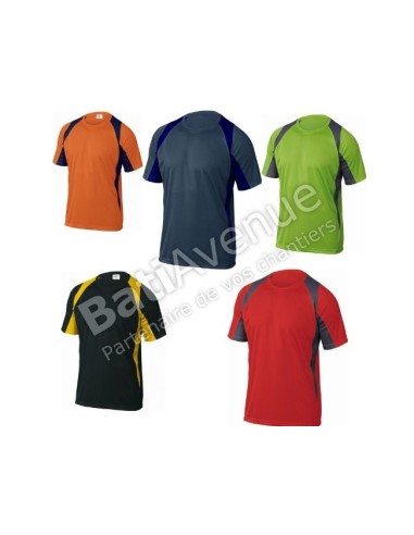 CAMISETA DELTAPLUS POLIESTER M.CORTA SECADO RAPIDO NJ.-MARINO TALLA