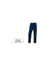 PANTALON TRABAJO DELTAPLUS CINTURA AJUST.5 BOLS.COL.AZ.NJ. TALLA 3XL 2