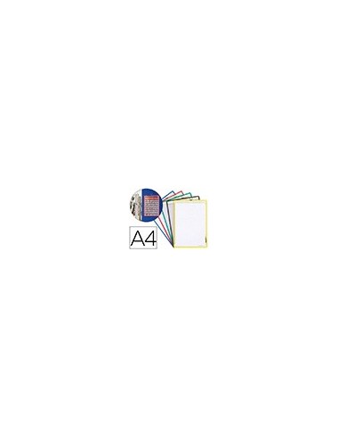 FUNDA COLGAR  A4 ANILLA MET.IDEAL PIZARRAS CORCHO PACK 5 U.COL.SURT.