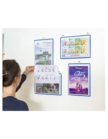 FUNDA COLGAR  A4 ANILLA METALICA FORMATO H.PACK 5 5 U.COL.AZ.
