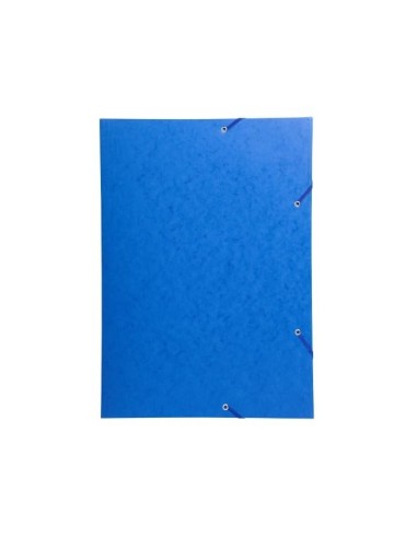 CARPETA GOMAS EXACOMPTA A3 SIMIL-PRESPAN 3 SOLAPAS AZ.