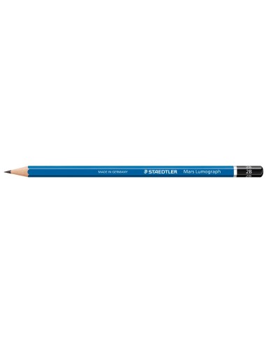 LAPICES DE GRAFITO STAEDTLER MARS LUMOGRAPH 100 2B UNIDAD 100-2B