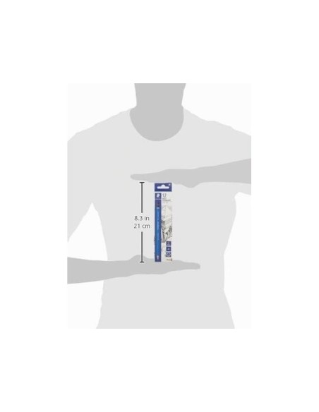 LAPICES DE GRAFITO STAEDTLER MARS LUMOGRAPH 100 2B UNIDAD 100-2B